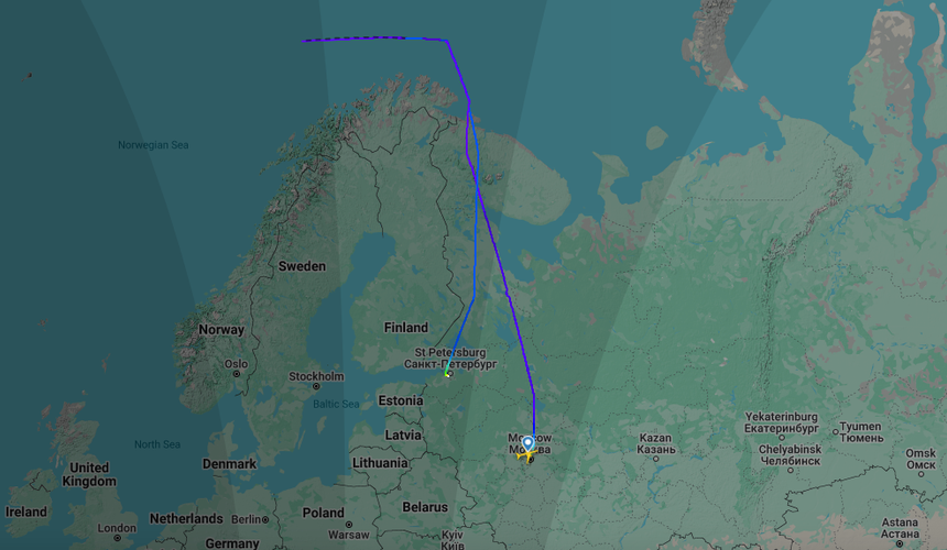 Боинг, летевший из Москвы на Кубу, развернулся у Норвегии и сел в Санкт-Петербурге